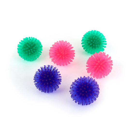 BASIL Cat Soft Ball with Spikes (Pack of 6 Balls)