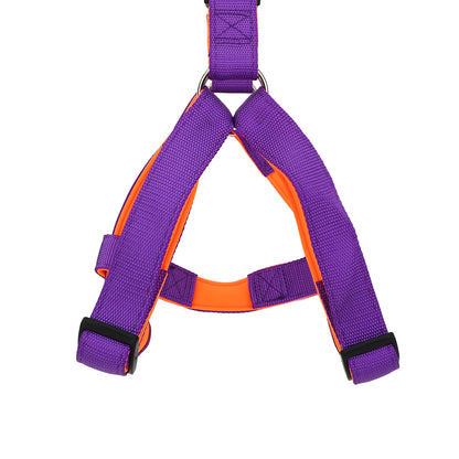 BASIL Padded Adjustable Harness for Dogs & Puppies (Purple)