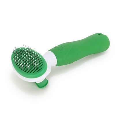BASIL Auto Slicker Brush & Comb for All Pet Breeds