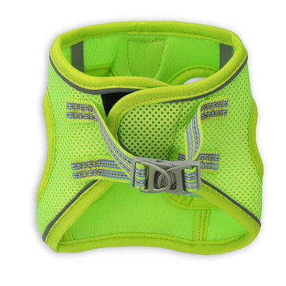BASIL Soft Adjustable Mesh Harness for Puppies & Small Breed Dogs (Neon Yellow)