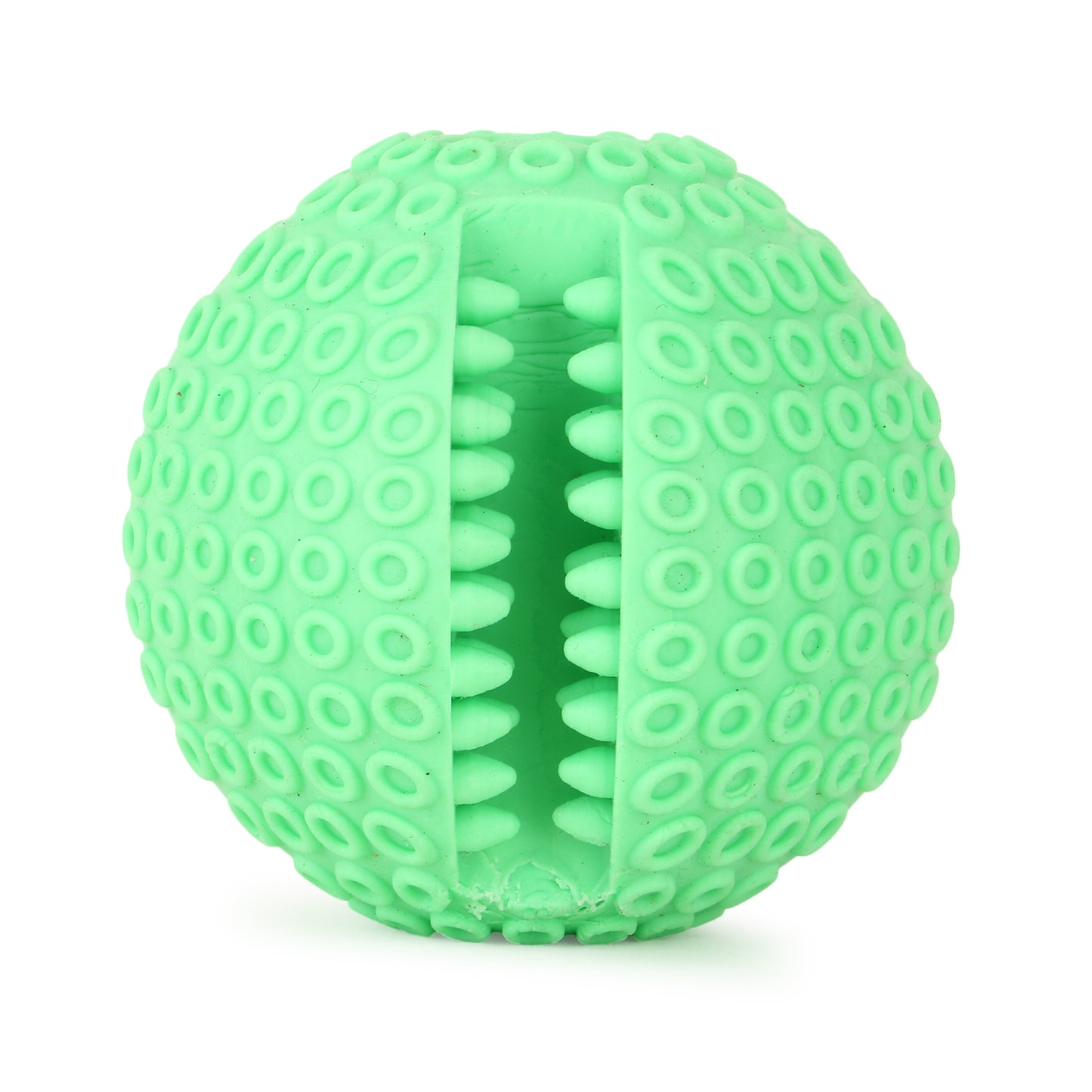 BASIL Solid Ball with Hollow Centre & Grooves in Sides for Treats