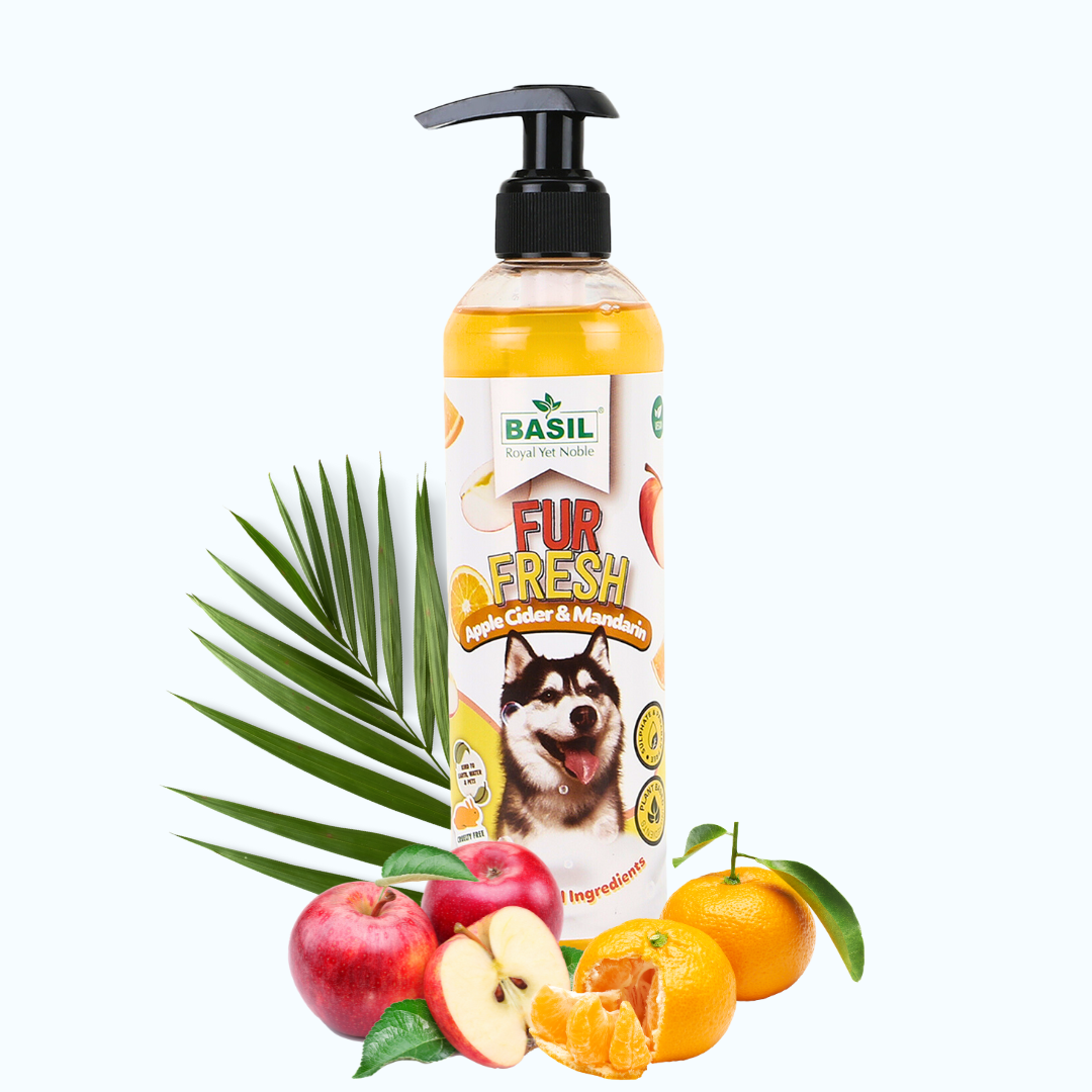 Buy BASIL Fur Fresh Vegan Shampoo for Dogs (Apple Cider & Mandarin