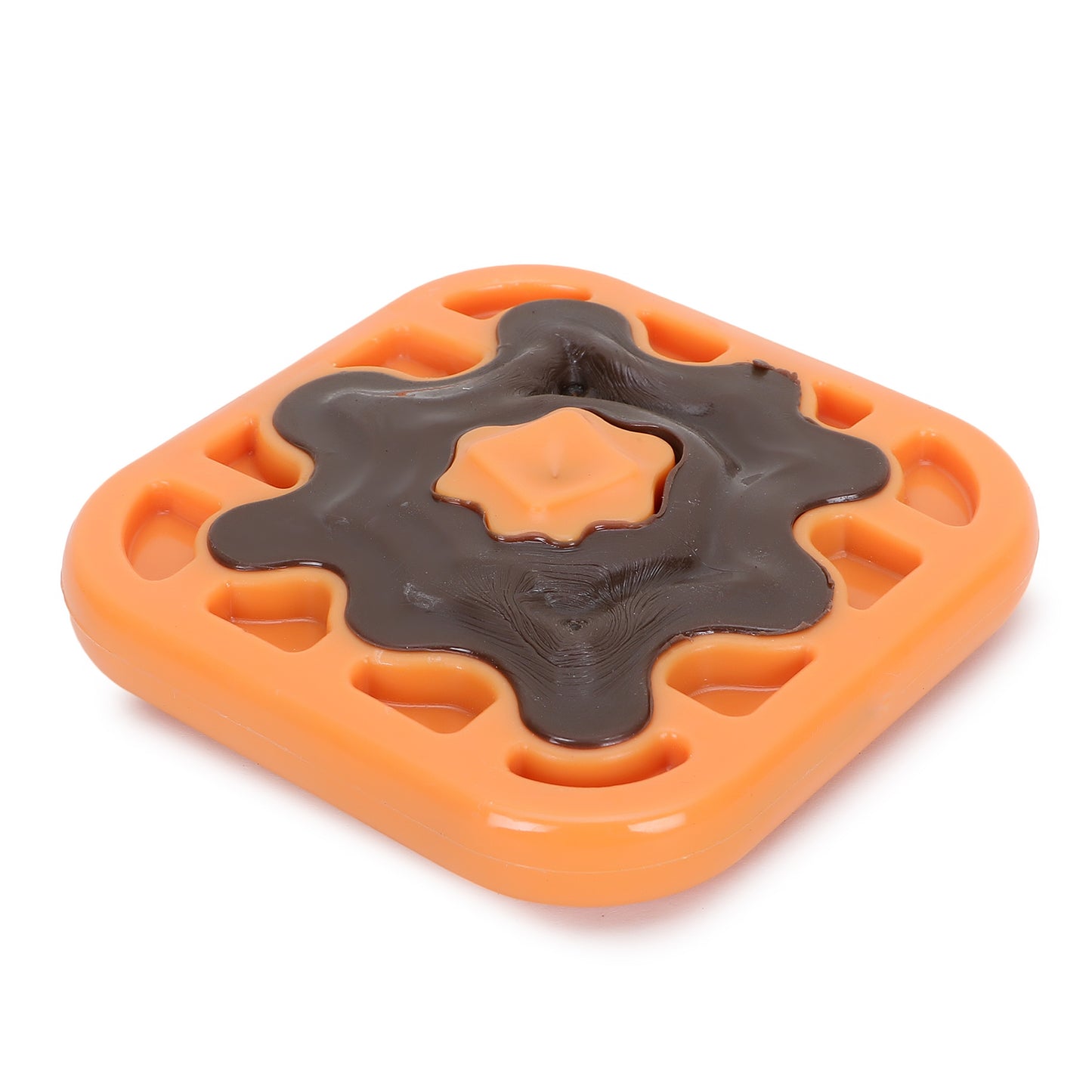 BASIL Waffle with Nylon Chocolate Chew Toy for Dogs & Puppies