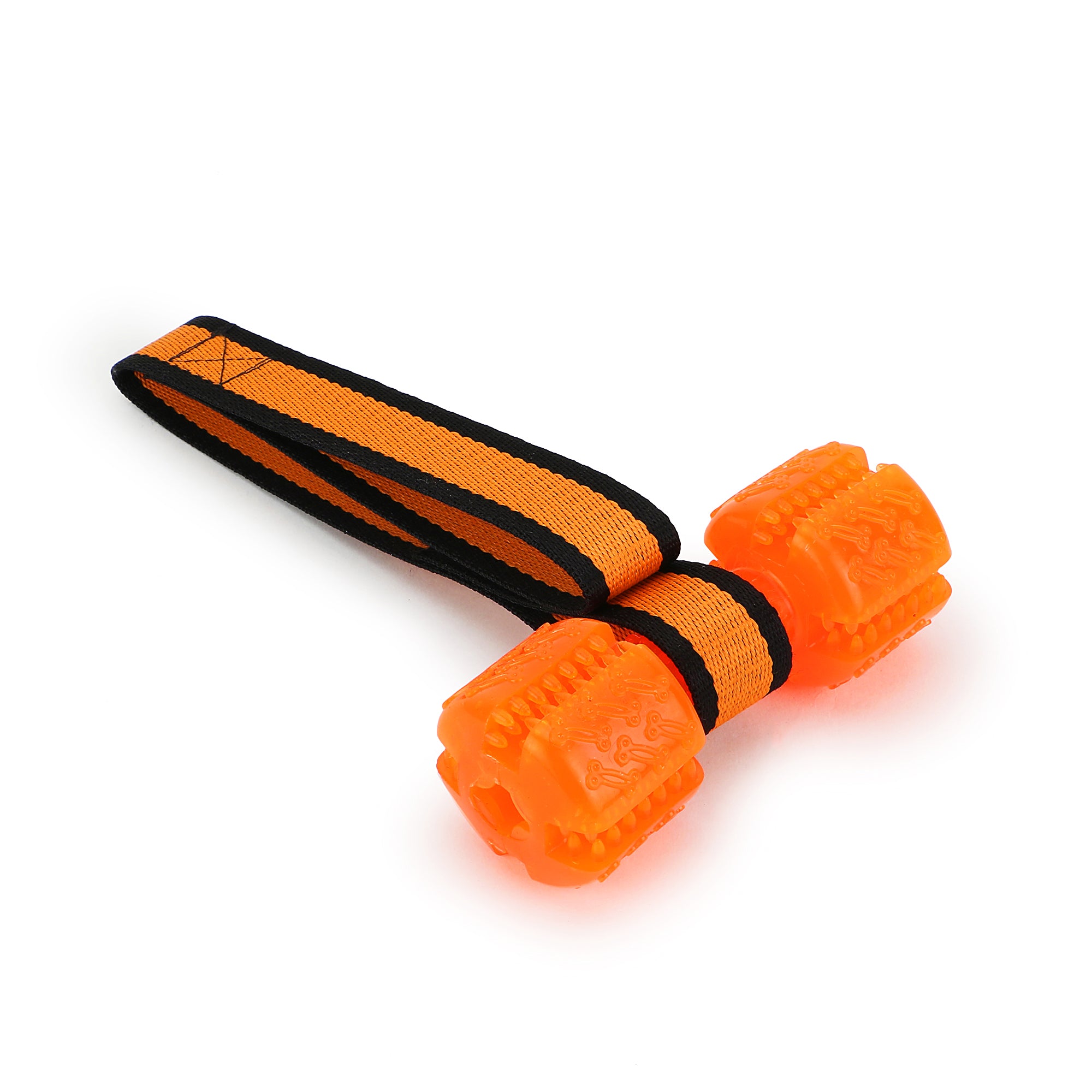 BASIL Dumbbell Treat Toy with Rope for Dog Puppy