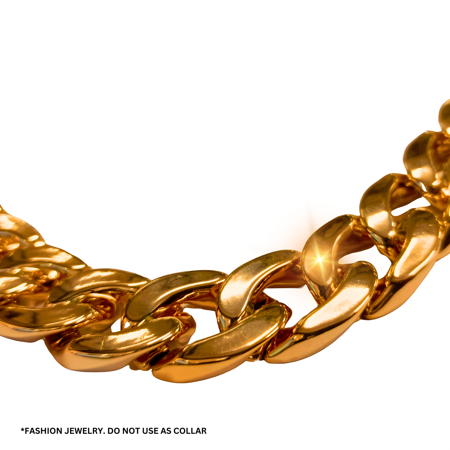 BASIL Gold Chain Dog Jewelry
