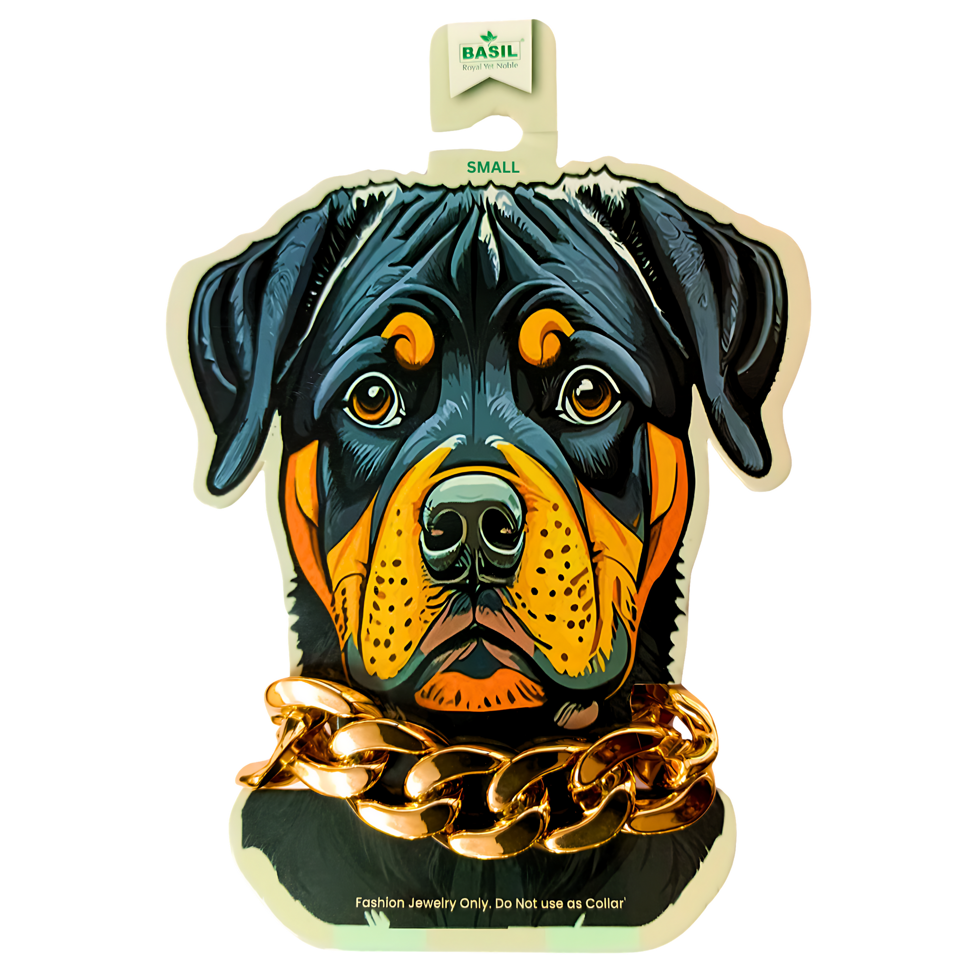 Gold chain shop for rottweiler