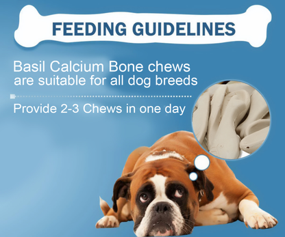 BASIL Calcium Bone Treat for Dogs & Puppies | 100 Grams