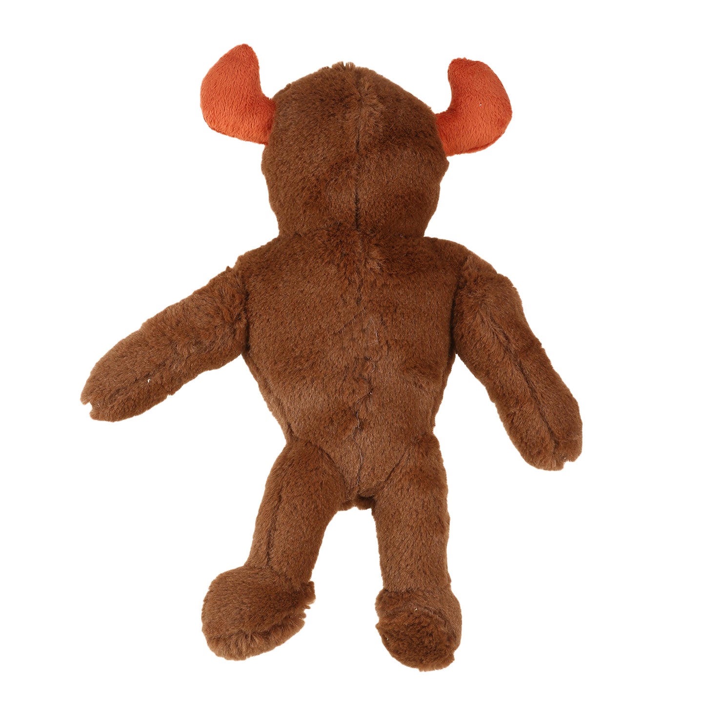 BASIL Big Bull Plush with Squeaky TPR Adult Dog Chew Toy