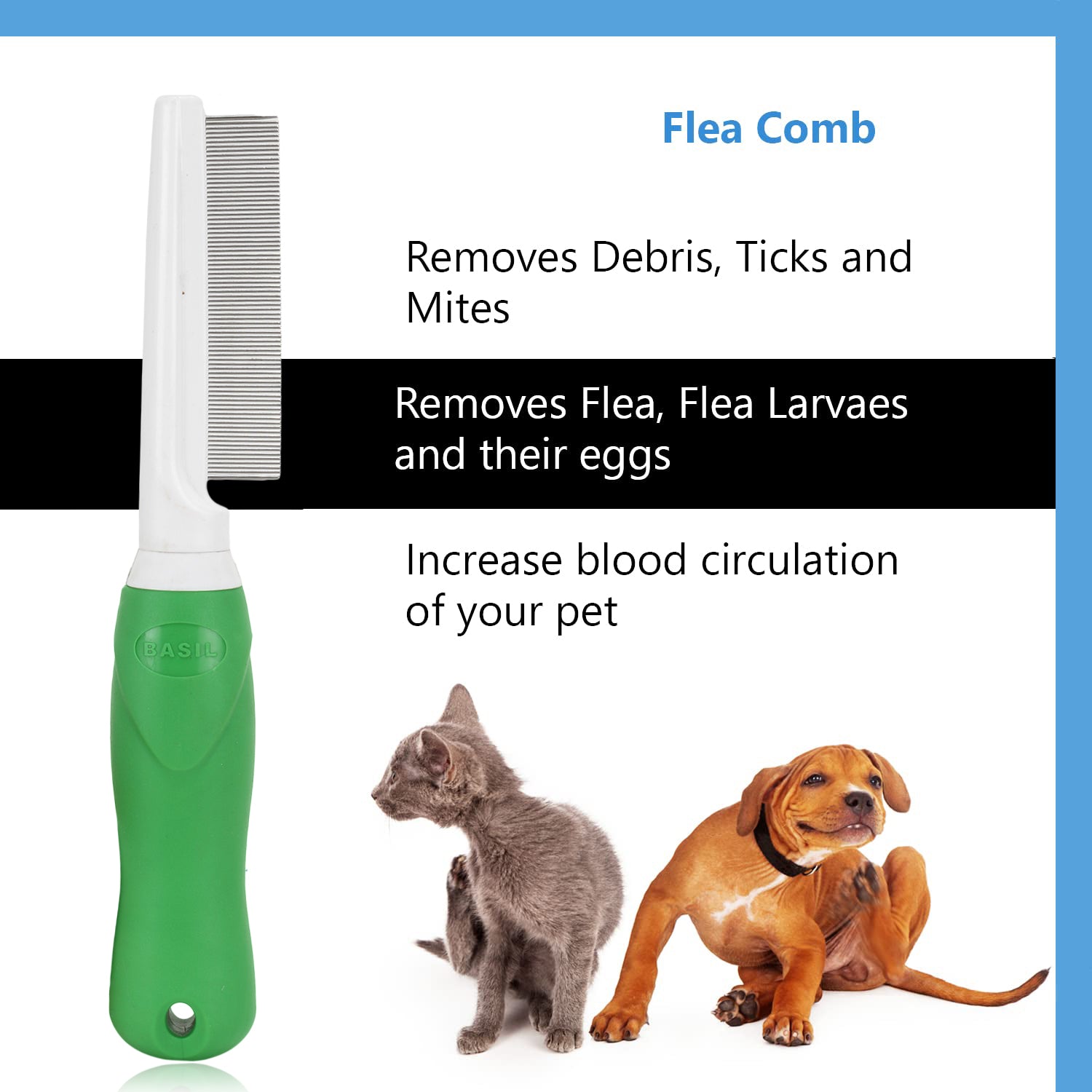 Flea brush outlet dogs