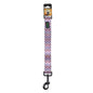 BASIL Zig-Zag Padded Leash for Dogs & Puppies (Purple)